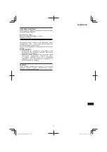 Предварительный просмотр 77 страницы Hitachi H 65SB2 Handling Instructions Manual