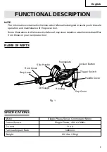 Preview for 9 page of Hitachi H 65SC Instruction Manual And Safety Instructions