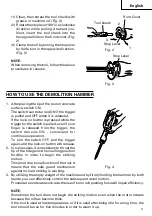 Preview for 11 page of Hitachi H 65SC Instruction Manual And Safety Instructions