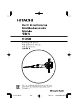 Hitachi H 90SB Handling Instructions Manual preview