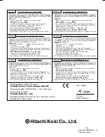 Preview for 32 page of Hitachi H 90SC Handling Instructions Manual