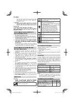 Preview for 56 page of Hitachi H 90SG Handling Instructions Manual