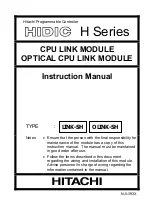 Предварительный просмотр 119 страницы Hitachi H Series Instruction Manual