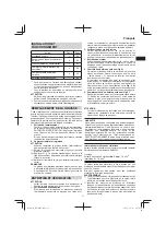 Preview for 11 page of Hitachi H45MRY Handling Instructions Manual