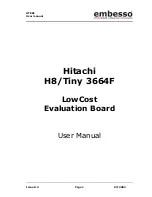 Hitachi H8/Tiny 3664F User Manual preview