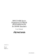 Preview for 3 page of Hitachi H8S/2160B Series User Manual