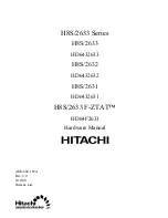Предварительный просмотр 1 страницы Hitachi H8S/2631 Hardware Manual