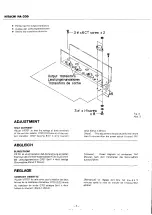Preview for 4 page of Hitachi HA-330 Service Manual