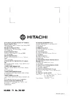 Preview for 20 page of Hitachi HA-6800 Service Manual