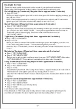 Preview for 11 page of Hitachi HadaCrie CM-N58000BF Instructions Manual