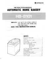 Hitachi HB-B101 Instruction Manual предпросмотр