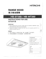 Hitachi HB-ST388 Instructions For Use Manual preview