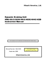 Hitachi HBU-2015 Instruction Manual preview