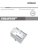 Предварительный просмотр 1 страницы Hitachi HC-A16MB Installation And Operation Manual