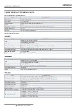 Предварительный просмотр 8 страницы Hitachi HC-A16MB Installation And Operation Manual