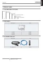 Предварительный просмотр 7 страницы Hitachi HC-A64MB Installation And Operation Manual