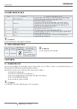 Preview for 38 page of Hitachi HC-A64MB Installation And Operation Manual