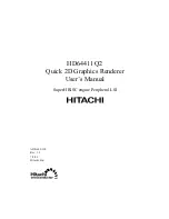 Preview for 1 page of Hitachi HD64411 Q2 User Manual
