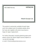 Preview for 32 page of Hitachi HDC-1086E Instruction Manual