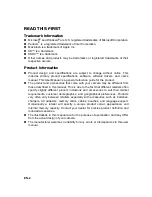 Предварительный просмотр 3 страницы Hitachi HDC-1296E Instruction Manual