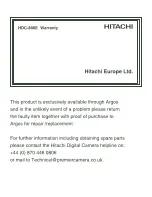 Предварительный просмотр 28 страницы Hitachi HDC-886E Instruction Manual