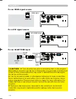 Предварительный просмотр 14 страницы Hitachi HDPJ52 User'S Manual And Operating Manual