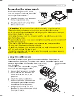 Предварительный просмотр 17 страницы Hitachi HDPJ52 User'S Manual And Operating Manual