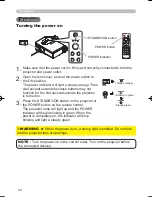 Предварительный просмотр 20 страницы Hitachi HDPJ52 User'S Manual And Operating Manual