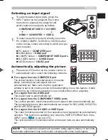 Предварительный просмотр 21 страницы Hitachi HDPJ52 User'S Manual And Operating Manual