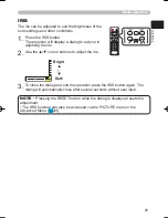 Предварительный просмотр 25 страницы Hitachi HDPJ52 User'S Manual And Operating Manual