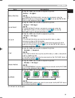 Предварительный просмотр 33 страницы Hitachi HDPJ52 User'S Manual And Operating Manual