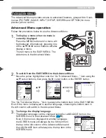 Предварительный просмотр 35 страницы Hitachi HDPJ52 User'S Manual And Operating Manual