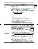 Предварительный просмотр 41 страницы Hitachi HDPJ52 User'S Manual And Operating Manual