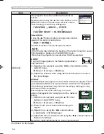 Предварительный просмотр 54 страницы Hitachi HDPJ52 User'S Manual And Operating Manual