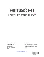 Preview for 29 page of Hitachi HDR10T01 Instruction Manual