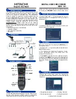 Предварительный просмотр 34 страницы Hitachi HDR161 Owner'S Manual