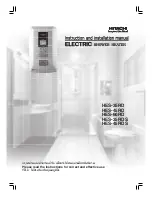 Hitachi HES-35RD Instruction And Installation Manual preview