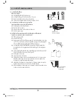 Предварительный просмотр 16 страницы Hitachi HES-35RD Instruction Manual