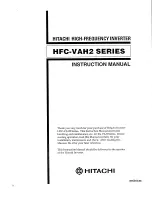 Preview for 1 page of Hitachi HFC-VAH2 11LB2 Instruction Manual