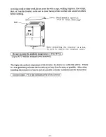 Preview for 10 page of Hitachi HFC-VWE2 SERIES Instruction Manual