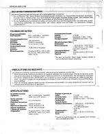 Preview for 2 page of Hitachi HGE 2100 Service Manual