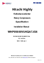 Hitachi Highly WHP05600VUK Installation Manual предпросмотр