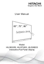 Hitachi HILS65205 User Manual preview