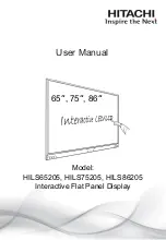 Hitachi HILS65205 User Manual предпросмотр