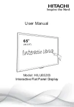 Preview for 1 page of Hitachi HILU65203 User Manual