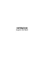 Preview for 8 page of Hitachi HILU75202 Installation Manual