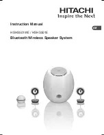 Hitachi HSHS501E Instruction Manual preview