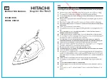 Hitachi HSR229 Instruction Manual preview