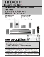 Preview for 1 page of Hitachi HTD-K160 Instruction Manual