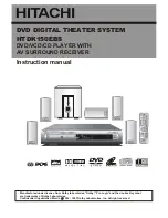 Предварительный просмотр 1 страницы Hitachi HTDK150EBS Instruction Manual